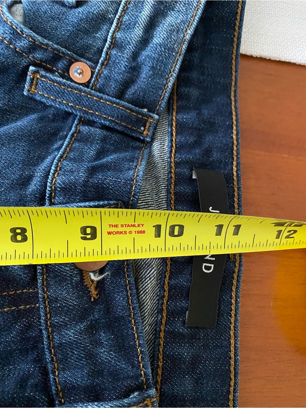 J Brand | Dark-Wash Denim 100% Cotton Aidan Ringer Boyfriend Jeans Sz 28 - Picture 14 of 15